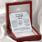 To My Boyfriend’s Mom - Thank You For Welcoming Me Into Your Home & Heart 2 Love Knot Necklace