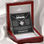 To My Amazing Mom - I Am Forever Grateful - Love Knot Necklace