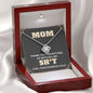 Funny Gag Gift For Mom - Thanks For Putting Up With My Sh*t