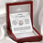 To My Bonus Daughter - Proud To Call You My Daughter Necklace