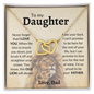 To My Daughter - I Am Proud To Be Your Father Joined Hearts
