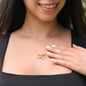 To My Granddaughter Necklace - Joined Heart