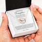 To My Bonus Daughter - Proud To Call You My Daughter Joined Heart Necklace