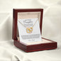 To My Bonus Daughter - Proud To Call You My Daughter Joined Heart Necklace
