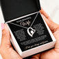 To My Beautiful Wife - You Are The Best Thing - Forever Love Necklace