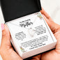 To My Caring Mom - No Matter How Far I Go In Life Forever Love Necklace
