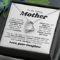 To My Caring Mom - I Love You Mom Forever Love Necklace