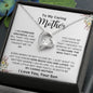 To My Caring Mom - No Matter How Far I Go In Life Forever Love Necklace