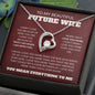 To My Future Wife - I Love You More Forever Love