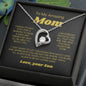 To My Amazing Mom - I Am Forever Grateful 3 Forever Love Necklace