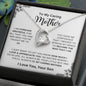 To My Caring Mom - I Am Forever Grateful Forever Love Necklace