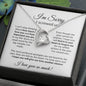 I'm Sorry I Screwed Up - Forever Love Necklace