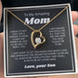 To My Amazing Mom - I Am Forever Grateful 2 Forever Love Necklace