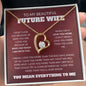To My Future Wife - I Love You More Forever Love