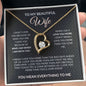 To My Beautiful Wife - You Mean Everything To Me - Forever Love Necklace