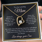 To My Loving Mom Forever Love Necklace - Gift From Son