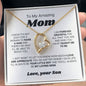 To My Amazing Mom - I Am Forever Grateful Forever Love Necklace