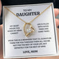 To My Beautiful Daughter - I Will Always Be There For You Forever Love Necklace