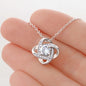 To My Granddaughter Necklace - Love Knott