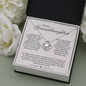 To My Granddaughter - Love Knott Necklace