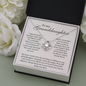 To My Granddaughter Necklace - Love Knott