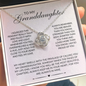 To My Granddaughter - Love Knott Necklace