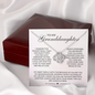 To My Granddaughter - Love Knott Necklace