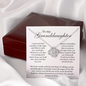 To My Granddaughter Necklace - Love Knott