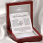 To My Granddaughter - Love Knott Necklace