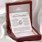 To My Granddaughter Necklace - Love Knott