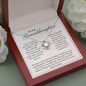 To My Granddaughter Necklace - Love Knott