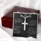 Promise Gift For Him, Gift For Boyfriend, Promise Necklace For Him, Boyfriend Necklace, Boyfriend Cross Jewelry, Sentimental Gift For Him