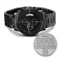 Custom Engraved Mens Watch - Liliana Gil's Order