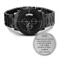Custom Engraved Mens Watch - Jasmine Gomez's Order