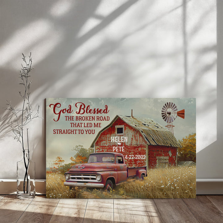 Personalized Canvas Wall Art 30x20 - Helen Female Larkin