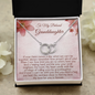 To My Beloved Granddaughter - Perfect Pair Necklace