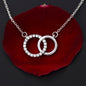 To My Beloved Granddaughter - Perfect Pair Necklace