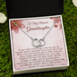 To My Beloved Granddaughter - Perfect Pair Necklace