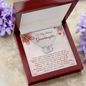 To My Beloved Granddaughter - Perfect Pair Necklace