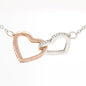 Daughter-In-Law Like A Daughter Interlocking Necklace